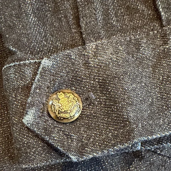 Lauren Jeans Company Ralph Lauren Dark Denim Jacket Small - C16-011 - Picture 3 of 8